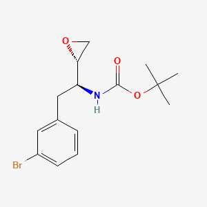 tert-Butyl ((S)-2-(3-bromophenyl)-1-((S)-oxiran-2-yl)ethyl)carbamate