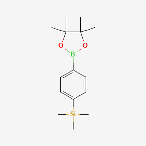 Trimethyl(4-(4,4,5,5-tetramethyl-1,3,2-dioxaborolan-2-yl)phenyl)silane