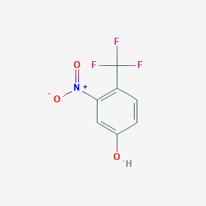 molecular formula C7H4F3NO3 B1319300 3-硝基-4-(三氟甲基)苯酚 CAS No. 25889-36-5