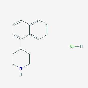 molecular formula C15H18ClN B1319301 4-(1-Naphthyl)piperidine hydrochloride CAS No. 314083-21-1