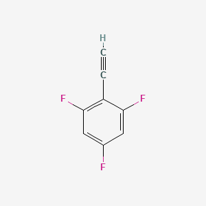 molecular formula C8H3F3 B1319305 2-乙炔基-1,3,5-三氟苯 CAS No. 366807-79-6