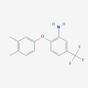2-(3,4-Dimethylphenoxy)-5-(trifluoromethyl)aniline