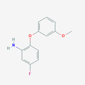 B1319332 5-Fluoro-2-(3-methoxyphenoxy)phenylamine CAS No. 937596-43-5