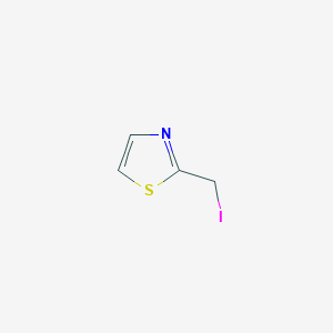 molecular formula C4H4INS B13193508 2-(Iodomethyl)-1,3-thiazole 