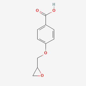 molecular formula C10H10O4 B1319354 4-(环氧-2-基甲氧基)苯甲酸 CAS No. 35217-95-9