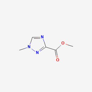 molecular formula C5H7N3O2 B1319363 1-甲基-1H-[1,2,4]三唑-3-甲酸甲酯 CAS No. 57031-66-0