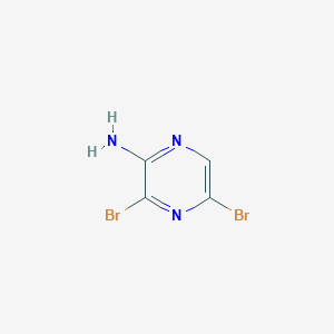 molecular formula C4H3Br2N3 B131937 2-Amino-3,5-dibromopyrazine CAS No. 24241-18-7