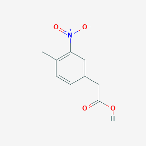molecular formula C9H9NO4 B1319383 2-(4-甲基-3-硝基苯基)乙酸 CAS No. 54941-44-5