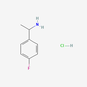 molecular formula C8H11ClFN B1319404 1-(4-Fluorophenyl)ethanamine hydrochloride CAS No. 403-37-2