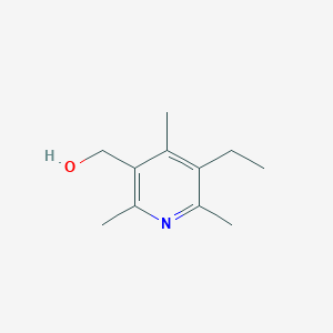molecular formula C11H17NO B13194104 (5-Ethyl-2,4,6-trimethylpyridin-3-yl)methanol 