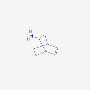 molecular formula C8H13N B13194180 Bicyclo[2.2.2]oct-5-en-2-amine 