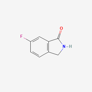 molecular formula C8H6FNO B1319423 6-Fluoroisoindolin-1-one CAS No. 340702-10-5