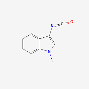 molecular formula C10H8N2O B1319430 3-异氰酸基-1-甲基-1H-吲哚 CAS No. 124808-78-2