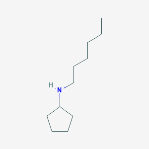 molecular formula C11H23N B1319439 N-环戊基-N-己基胺 CAS No. 20007-10-7