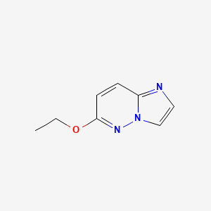 molecular formula C8H9N3O B1319444 6-乙氧基咪唑并[1,2-b]哒嗪 CAS No. 57470-53-8