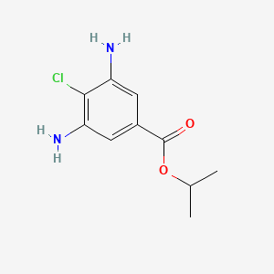 molecular formula C10H13ClN2O2 B1319446 Isopropyl 3,5-diamino-4-chlorobenzoate CAS No. 40362-33-2