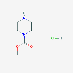 molecular formula C6H13ClN2O2 B1319477 Methyl piperazine-1-carboxylate hydrochloride CAS No. 873697-75-7