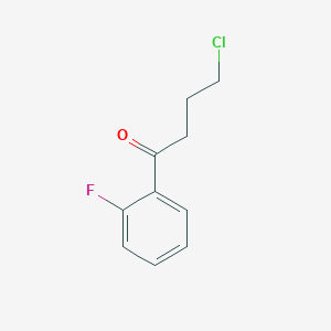 molecular formula C10H10ClFO B1319479 4-Chloro-1-(2-fluorophenyl)-1-oxobutane CAS No. 2823-19-0