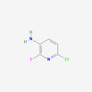 molecular formula C5H4ClIN2 B1319488 6-Chloro-2-iodopyridin-3-amine CAS No. 400777-06-2