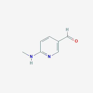 molecular formula C7H8N2O B1319499 6-(Methylamino)nicotinaldehyde CAS No. 72087-21-9