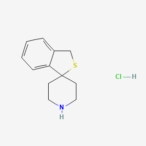 molecular formula C12H16ClNS B1319507 4-Spiro-[1-thiophthalane] piperidine hydrochloride CAS No. 191673-07-1