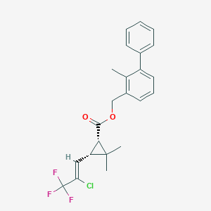 molecular formula C23H22ClF3O2 B131952 Bifenthrin CAS No. 82657-04-3