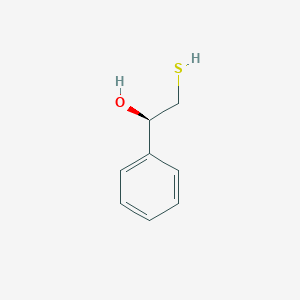 molecular formula C8H10OS B13195375 (1R)-1-Phenyl-2-sulfanylethan-1-ol 
