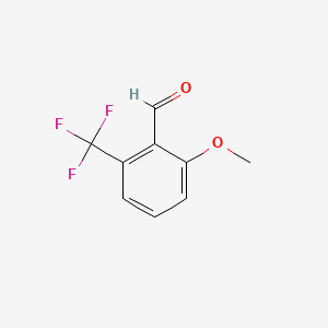 molecular formula C9H7F3O2 B1319546 2-Methoxy-6-(trifluoromethyl)benzaldehyde CAS No. 1017778-98-1