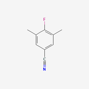 molecular formula C9H8FN B1319549 4-Fluoro-3,5-dimethylbenzonitrile CAS No. 867367-02-0