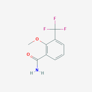 molecular formula C9H8F3NO2 B1319550 2-Methoxy-3-(trifluoromethyl)benzamide CAS No. 1017778-70-9