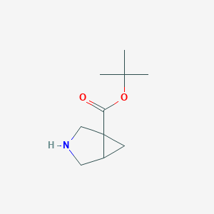 molecular formula C10H17NO2 B13195538 Tert-butyl 3-azabicyclo[3.1.0]hexane-1-carboxylate 