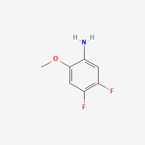 molecular formula C7H7F2NO B1319555 4,5-二氟-2-甲氧基苯胺 CAS No. 1017779-71-3