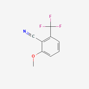 molecular formula C9H6F3NO B1319557 2-Methoxy-6-(trifluoromethyl)benzonitrile CAS No. 1017778-93-6