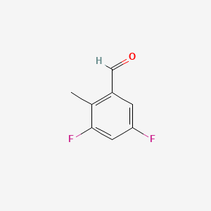 molecular formula C8H6F2O B1319561 3,5-二氟-2-甲基苯甲醛 CAS No. 1017778-68-5