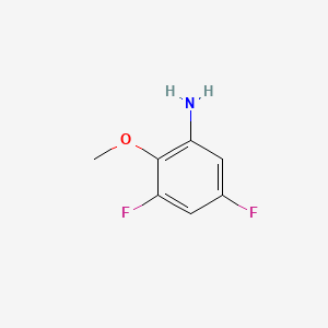 molecular formula C7H7F2NO B1319568 3,5-Difluoro-2-methoxyaniline CAS No. 41860-67-7