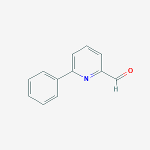 molecular formula C12H9NO B131957 6-Phenylpicolinaldehyde CAS No. 157402-44-3