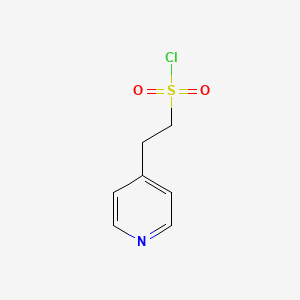 molecular formula C7H8ClNO2S B1319595 2-(Pyridin-4-yl)ethane-1-sulfonyl chloride CAS No. 252670-82-9