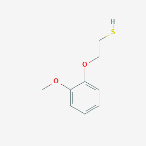 molecular formula C9H12O2S B13196019 2-(2-Methoxyphenoxy)ethane-1-thiol 