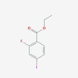 molecular formula C9H8FIO2 B1319607 Ethyl 2-Fluoro-4-iodobenzoate CAS No. 205750-82-9