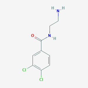 molecular formula C9H10Cl2N2O B13196776 N-(2-aminoethyl)-3,4-dichlorobenzamide CAS No. 94319-87-6