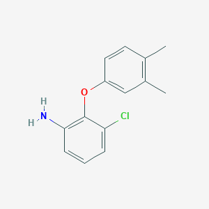 3-Chloro-2-(3,4-dimethylphenoxy)aniline