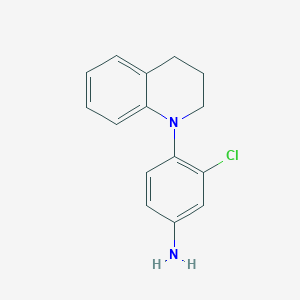 3-Chloro-4-[3,4-dihydro-1(2H)-quinolinyl]aniline