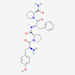 molecular formula C29H37N5O5 B013197 3-N-Me-Phe-morphiceptin CAS No. 83397-56-2