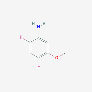 molecular formula C7H7F2NO B1319728 2,4-Difluoro-5-methoxyaniline CAS No. 98446-51-6