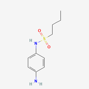 molecular formula C10H16N2O2S B13197447 N-(4-Aminophenyl)butane-1-sulfonamide 