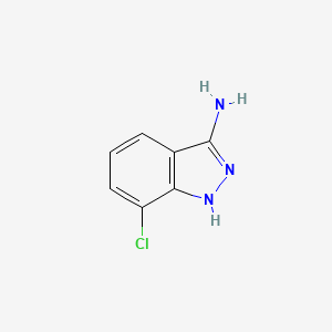 molecular formula C7H6ClN3 B1319776 7-chloro-1H-indazol-3-amine CAS No. 88805-67-8