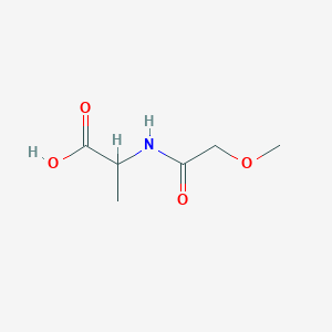 molecular formula C6H11NO4 B1319805 2-(2-Methoxyacetamido)propanoic acid 