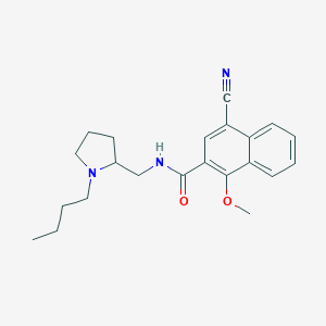 molecular formula C22H27N3O2 B131982 Nafadotride CAS No. 149649-22-9