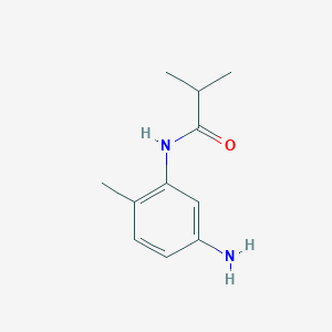 molecular formula C11H16N2O B1319820 N-(5-amino-2-methylphenyl)-2-methylpropanamide CAS No. 926212-85-3