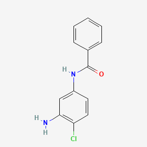 molecular formula C13H11ClN2O B1319829 N-(3-Amino-4-chlorophenyl)benzamide CAS No. 75561-94-3